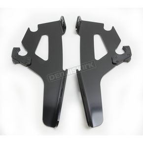Black Fats/Slims No-Tool Trigger-Lock Windshield Plate Kit