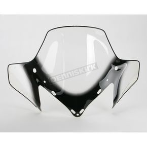 20 in. Clear Windshield w/Black Gradient Graphics