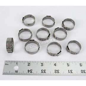 23.9-27.1mm Stepless Hose Clamps