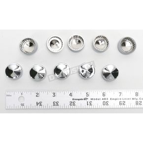 Chrome 1/2 in. Hex Bolt /Nut Covers