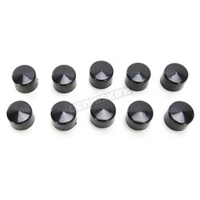 Black 1/4 in. Hex Bolt/Nut Covers