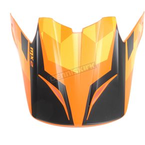 Semi-Flat Orange/Black Visor for CS-MX 2 Dakota MC-7SF Helmet
