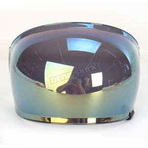 Iridium Gold Bubble Shield with Black Tab for Bullitt Helmets
