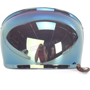 Iridium Gold Bubble Shield with Brown Tab for Bullitt Helmets