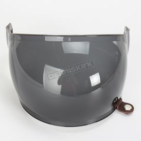 Dark Smoke Bubble Shield with Brown Tab for Bullitt Helmets