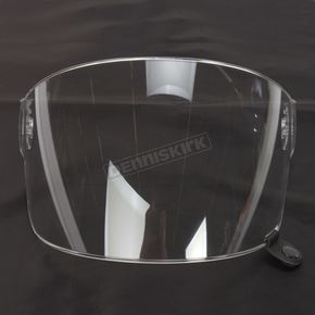 Clear Flat Shield with Black Tab for Bullitt Helmets