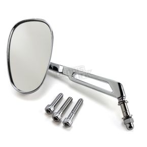 Chrome Mini-Oval Billet Mirror W/ 7