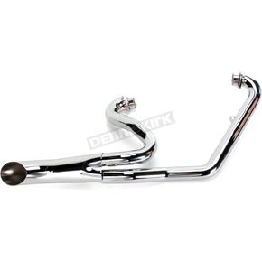 Chrome 2 into 1 Hot  Rod Exhaust System