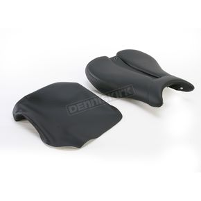 Track - CF One-Piece Solo Seat w/Carbon Fiber-Look Accent