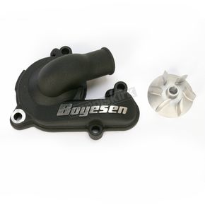 Black Supercooler Water Pump Cover and Impeller Kit