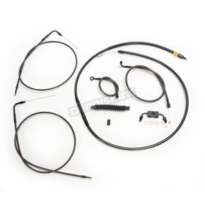 Midnight Series Standard Handlebar Cable/Brake Line Kit w/ABS For Use With 12