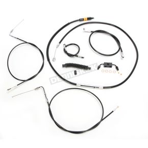 Black Vinyl Standard Handlebar Cable/Brake Line Kit w/ABS For Use With 15