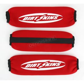 Red Front and Rear Shock Covers