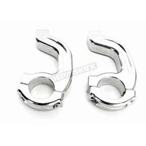 Silver Contour Handguard Inner Mount Clamp for 1-1/8 in. Bars