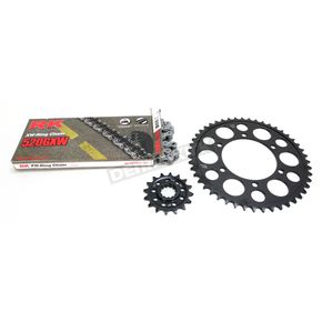 Natural Yamaha 520GXW Quick Acceleration Chain with Steel Sprocket 