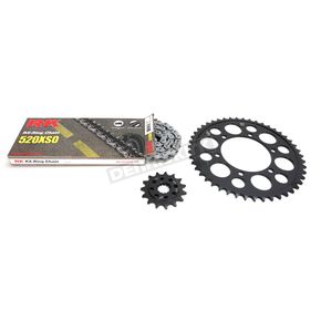Natural Triumph 520XSO Acceleration Chain with Steel Sprocket