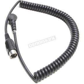 Replacement 1-piece Hook-Up Cord w/5-pin right angle, 
w/o water boot for J&M HS-E164 headsets