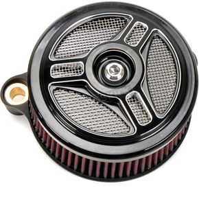 Stealth Air Cleaner Kit With Tri-Spoke Cover for Stock Throttle Body