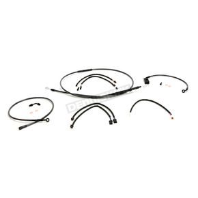 Black Pearl Designer Series Handlebar Installation Kit for use w/12 in.-14 in. Ape Hangers w/ABS