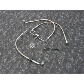Stainless Steel Front Brake Line Kit w/o ABS
