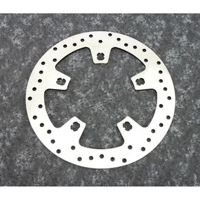 Front Stainless Steel Drilled Brake Rotor