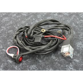 2-Pin Wiring Harness w/Round Lighted Switch