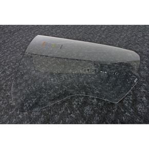 Clear 23.25 in. Quantum Hardcoat Polycarbonate VStream Aeroacoustic Windshield