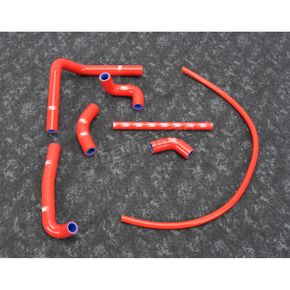 Red Race Fit Radiator Hose Kit w/o Clamps