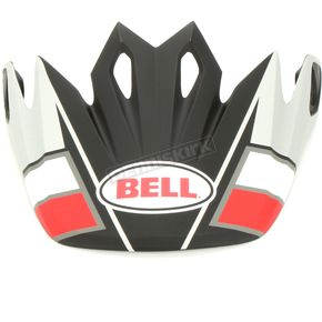 Matte Black/Red/White Visor for MX-9 Twitch Replica LE Helmet