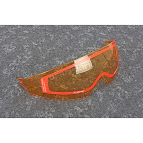 Amber Fog-Resistant Inner Shield for Strobe Helmet