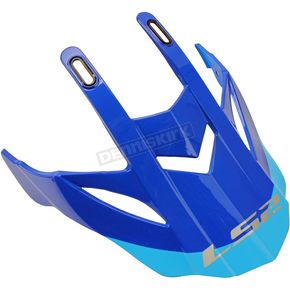 Blue/Hi-Viz Visor for Gate Launch Helmet