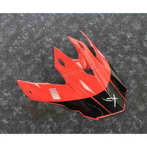  Red/Black/White Visor for TX228 Dart Helmets