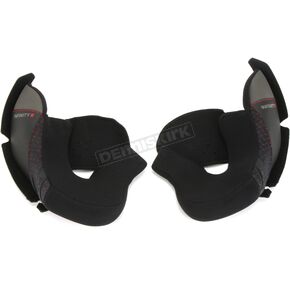Black Slim Cheekpads for Infinity II Helmets