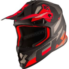 Matte Red/Black/Gray TX319 Arkos Helmet
