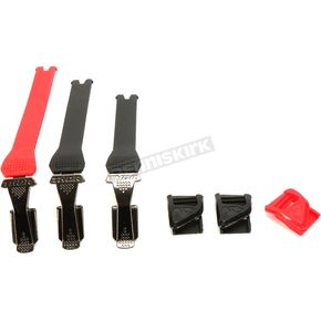 Red/Black Radial Boot Strap Kit