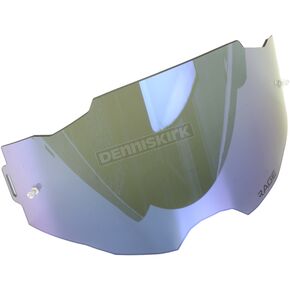 Dark Smoke Blue Mirror Single Lens for Rage Goggles