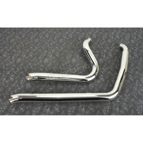 Chrome 2 1/4 in. Side Sweep Drag Pipes