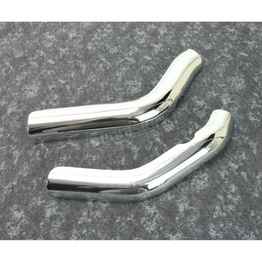 Chrome 1 3/4 in. Heat Shield Set for OEM Pipes