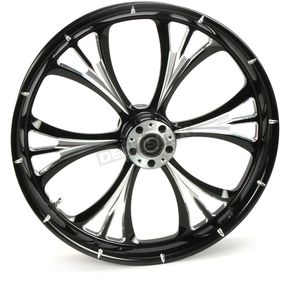 Black 21 x 3.5 Dual Disc Majestic Eclipse Front Wheel (w/o ABS)