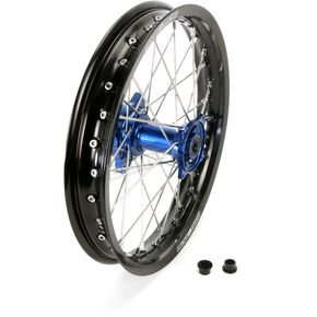 Rear SX-1 Complete Black 1.85x16 Wheel w/Blue Hub 