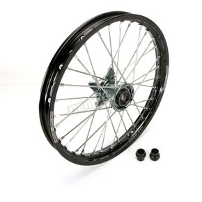Front SX-1 Complete Black 1.40x17 Wheel w/Gray  Hub 