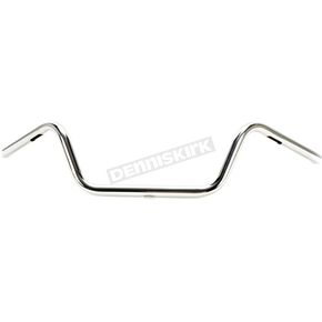 Chrome Buckhorn 7 in. Low-Style 1 in. Handlebars (For use with or w/o TBW)