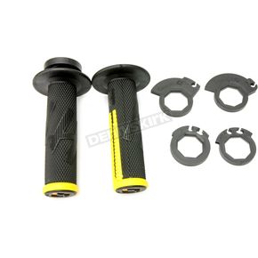 Yellow/Black Emig Pro V2 Lock-On Grips