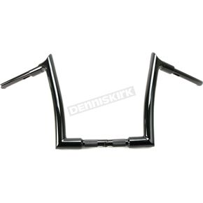 1 1/2 in. Black EZ Install Pointed Top Handlebar w/12 in Rise
