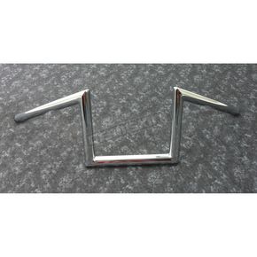 Chrome 8 in. Low Z Handlebar w/Indents