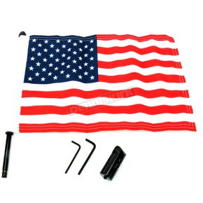 Luggage Rack 5/8 in. Round Flag Mount w/10x15 in. Flag