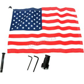 Extended Style Luggage Rack 5/8  in. Flag Mount w/10x15 in. Flag