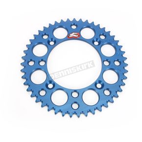 Blue Ultralight Grooved 47 Tooth Rear Sprocket