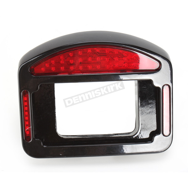 Black Eliminator LED Taillight/License Plate Frames