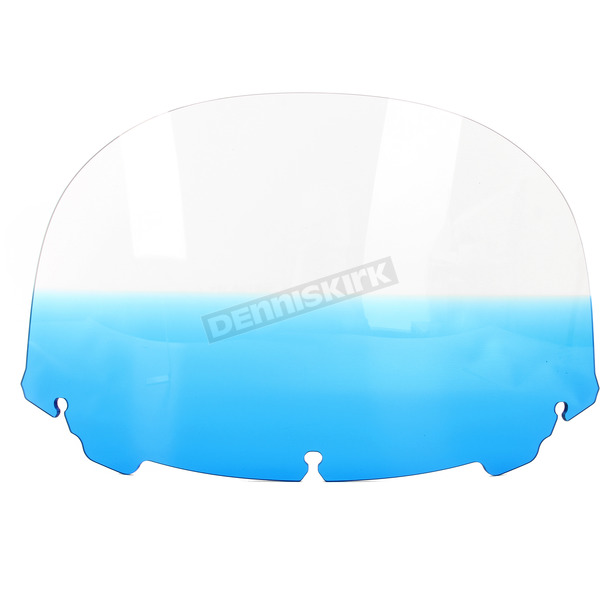 Gradient Blue 12 in. Replacement Plastic for use with OEM Harley Davidson Windshield Hardware